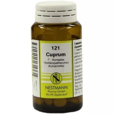 CUPRUM Complejo F 121 tabletas, 120 piezas