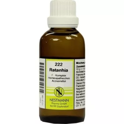 RATANHIA Dilución Complejo F No.222, 50 ml