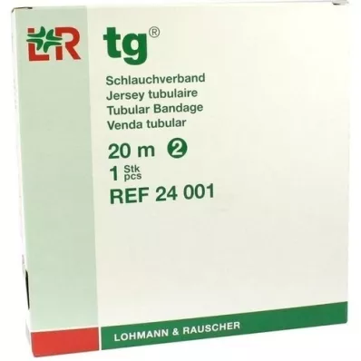 TG Vendaje tubular tamaño 2 20 m blanco, 1 unidad