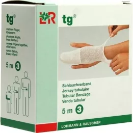 TG Vendaje tubular tamaño 3 5 m blanco, 1 pieza