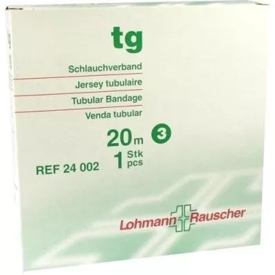 TG Vendaje tubular tamaño 3 20 m blanco, 1 unidad