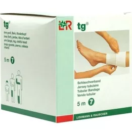 TG Vendaje tubular tamaño 7 5 m blanco, 1 unidad