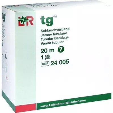 TG Vendaje tubular tamaño 7 20 m blanco, 1 unidad