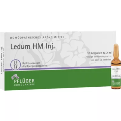 LEDUM HM Ampollas inyectables, 10 unidades