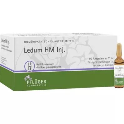 LEDUM HM Ampollas inyectables, 50 unidades