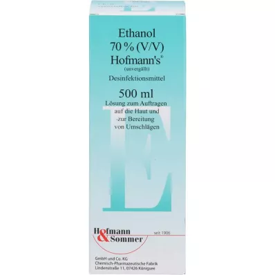 ETHANOL 70% V/V de Hofmann, 500 ml