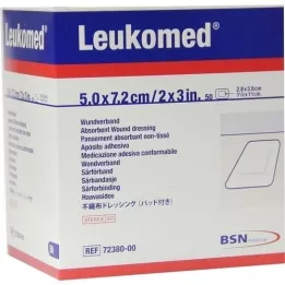 LEUKOMED apósitos estériles 5x7,2 cm, 50 unidades