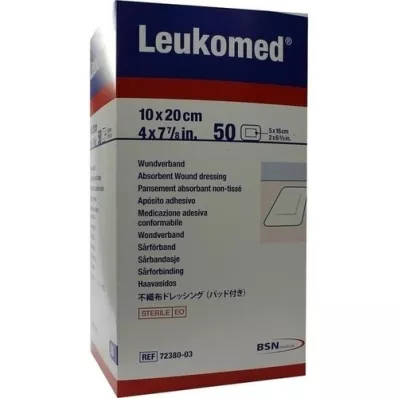 LEUKOMED apósitos estériles 10x20 cm, 50 unidades