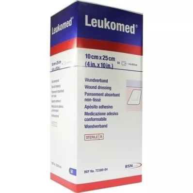 LEUKOMED apósitos estériles 10x25 cm, 50 unidades
