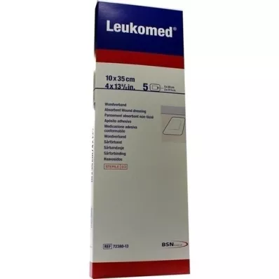 LEUKOMED apósitos estériles 10x35 cm, 5 unidades