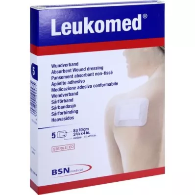 LEUKOMED apósitos estériles 8x10 cm, 5 unidades