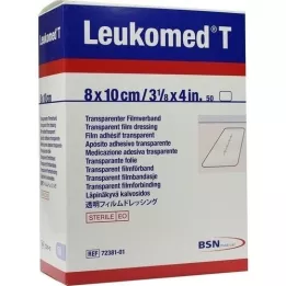 LEUKOMED apósitos transp.esterilizados 8x10 cm, 50 uds