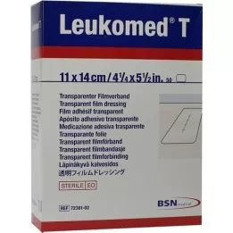 LEUKOMED apósitos transp.esterilizados 11x14 cm, 50 uds