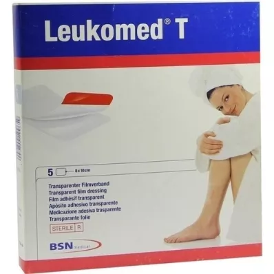 LEUKOMED apósitos transp.esterilizados 8x10 cm, 5 unidades