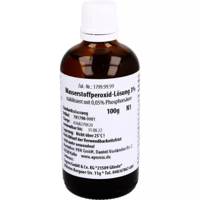 WASSERSTOFFPEROXID Solución 3%, 100 g WASSERSTOFFPEROXID Solución 3%, 100 g