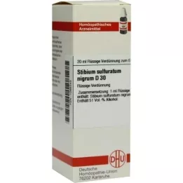STIBIUM SULFURATUM NIGRUM Dilución D 30, 20 ml