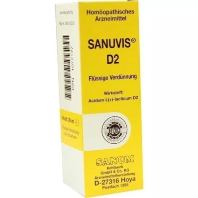 SANUVIS D 2 gotas, 30 ml