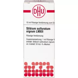 STIBIUM SULFURATUM NIGRUM LM XII Dilución, 10 ml