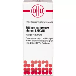 STIBIUM SULFURATUM NIGRUM LM XVIII Dilución, 10 ml