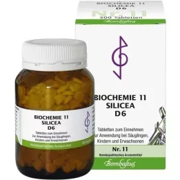 BIOCHEMIE 11 Silicea D 6 comprimidos, 500 uds