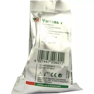 VARICEX F Venda adhesiva de zinc 10 cm x 7 m, 1 pieza