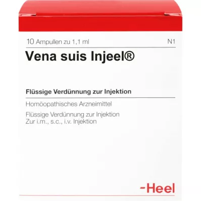 VENA SUIS Ampollas Injeel, 10 piezas