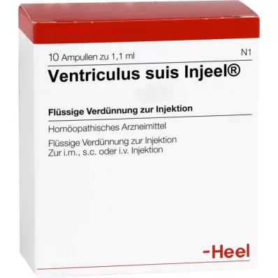 VENTRICULUS SUIS Ampollas Injeel, 10 piezas