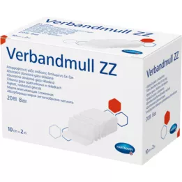 VERBANDMULL Hartmann 10 cm x 2 m en zigzag, 1 pieza