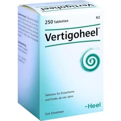 VERTIGOHEEL Tabletas, 250 piezas