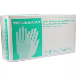 HANDSCHUHE Látex sin polvo talla M, 100 uds