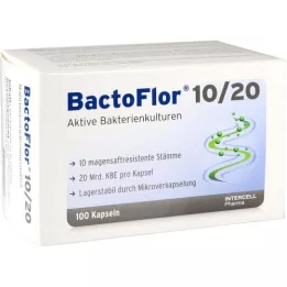 BACTOFLOR 10/20 cápsulas, 100 unidades