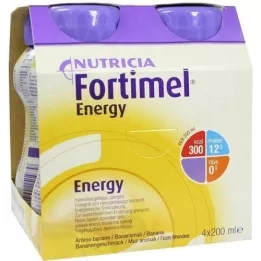 FORTIMEL Sabor energético a plátano, 4X200 ml