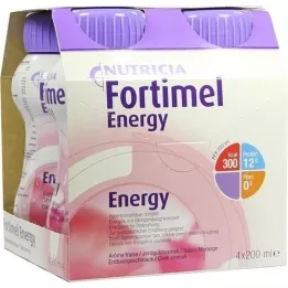 FORTIMEL Energético sabor fresa, 4X200 ml