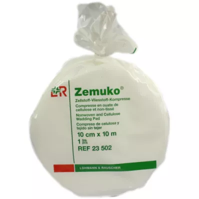ZEMUKO Rollo de compresión de tejido no tejido 10 cm x 10 m, 1 pieza