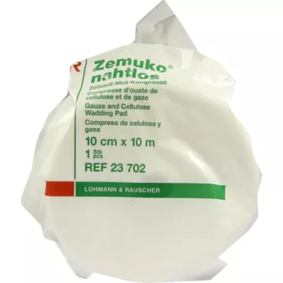 ZEMUKO Compresión sin costuras enrollada 10 cmx10 m, 1 pieza