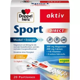 DOPPELHERZ Deporte DIRECT Vitaminas + minerales, 20 piezas