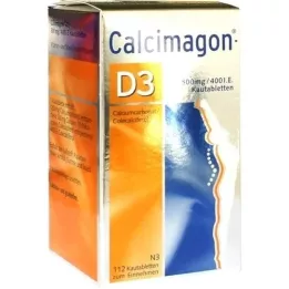 CALCIMAGON D3 tabletas masticables, 112 piezas