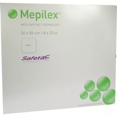 MEPILEX Vendaje de espuma de 20x50 cm, 2 uds