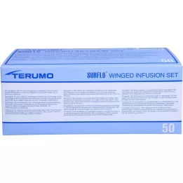 SURFLO Set de perfusión 23 G 30 cm azul, 50 piezas