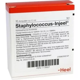 STAPHYLOCOCCUS INJEEL Ampollas, 10 piezas