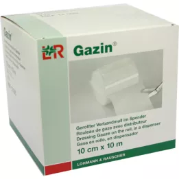 GAZIN Vendaje de gasa 10 cm x 10 m 8 veces, 1 pieza