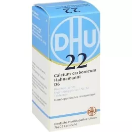 BIOCHEMIE DHU 22 tabletas de calcio carbonicum D 6, 80 piezas