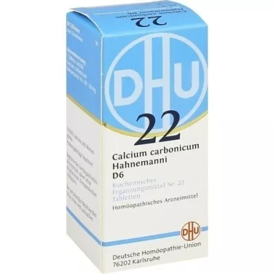 BIOCHEMIE DHU 22 tabletas de calcio carbonicum D 6, 80 piezas