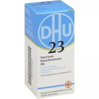 BIOCHEMIE DHU 23 Natrum bicarbonicum D 6 comprimidos, 80 uds
