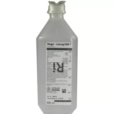 RINGER LÖSUNG DAB 7 plástico, 500 ml