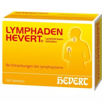 LYMPHADEN HEVERT Tabletas de glándulas linfáticas, 100 piezas