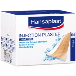 HANSAPLAST Universal Injekt.Pfl.Strips waterres., 100 uds