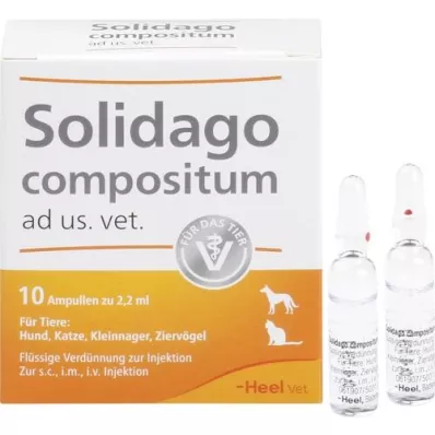 SOLIDAGO COMPOSITUM ampollas ad us.vet, 10 piezas