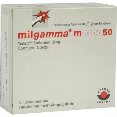 MILGAMMA mono 50 tabletas recubiertas, 100 piezas