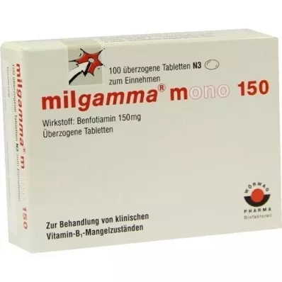 MILGAMMA mono 150 tabletas recubiertas, 100 piezas